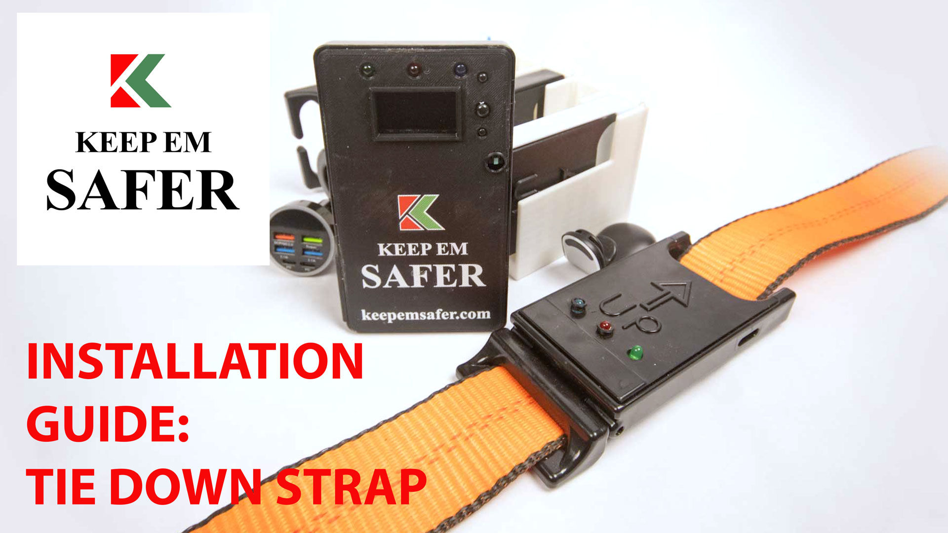 Keep Em Safer, Truck Freight Warning System, Truck Warning System, Australian Trucking News, Trucking News, Truck And Freight News, Truck Drivers, Freight Companies, Installation Guide Tie Down Strap Transmitter, Installation Guide, Tie Down Strap Transmitter